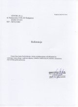 Referencje wystawione przez GENERA II s.c. - Bydgoszcz