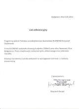 Referencje wystawione przez Zaklad Usług Lingwistycznych Wojciech Korput
