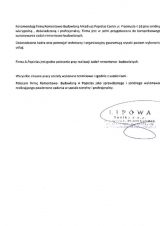 Referencje wystawione przez LIPOWA Sp. z o.o - Czersk