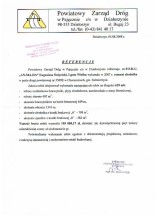Referencje wystawione przez Powiatowy Zarząd Dróg w Pajęcznie