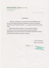 Referencje wystawione przez Ekotechnika 1988 sp. z o.o.