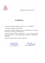 Referencje wystawione przez Samodzielna Inicjatywa Mieszkaniowa SIM Sp. z o.o. - Bydgoszcz