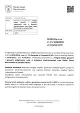 Referencje wystawione przez Miejski Zarząd Nieruchomości w Jastrzębiu-Zdroju